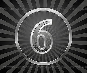 Number - vector image