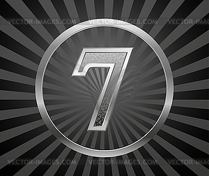 Number - vector image