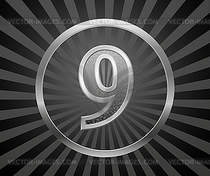 Number - vector clipart