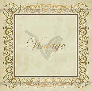 Vintage background - vector image