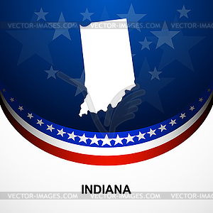 Indiana - vector clip art