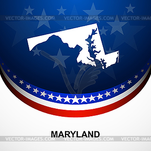 Maryland - vector EPS clipart