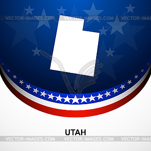 Utah - vector EPS clipart