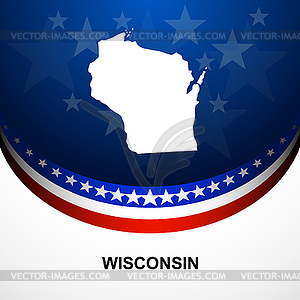 Wisconsin - vector clipart