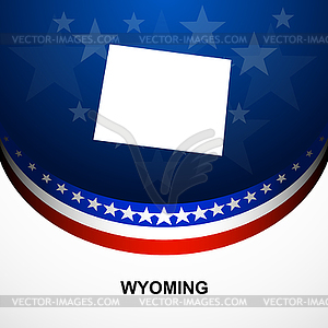 Wyoming - vector clipart