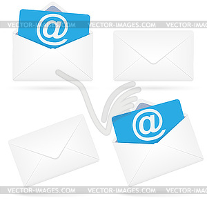 Set of envelopes.  - vector image