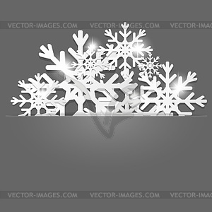 Christmas decoration background - vector clipart / vector image