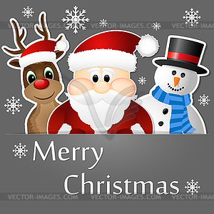 Christmas decoration background.  - vector image