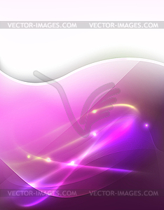 Pink background with abstract flowing lines - vector clipart / vector image