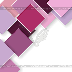 Abstract pink background with rhombus - vector clip art