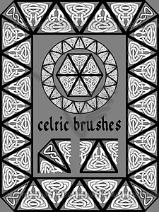 Celtic border - vector clipart