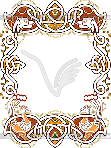 Celtic frame - vector image