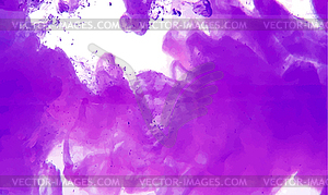 Violet cloud of ink - vector image