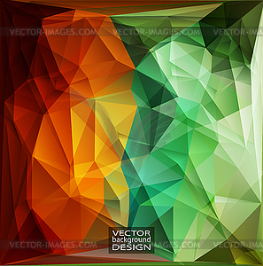 Многоцветный (красный, зеленый, желтый) Дизайн - векторное изображение EPS