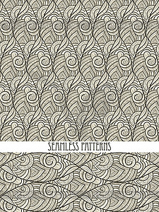 Abstract Seamless Patterns - vector image