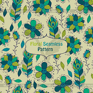 Seamless Floral Pattern - vector image