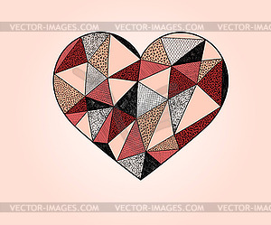 Valentine`s day Design Elements - royalty-free vector image