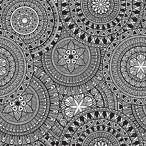 Seamless Doodle Pattern - vector clip art