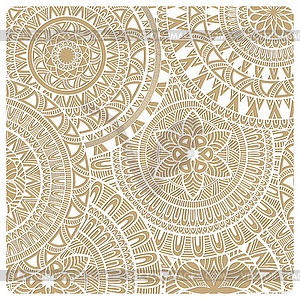 Doodle Lacy Pattern - vector image