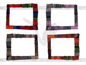 Watercolor Frames - vector clipart