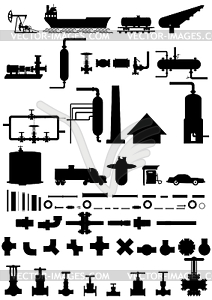 Refining industry  - vector clipart