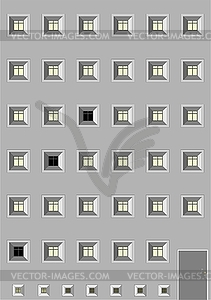 The building of the archive  - vector clip art