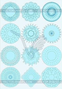 Glass dish products - vector image