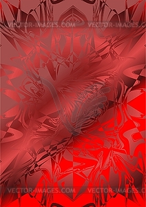 Red satin fabric  - royalty-free vector image