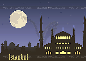 Стамбул; Турция - изображение в формате EPS