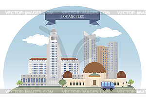 Los Angeles, USA - vector clipart