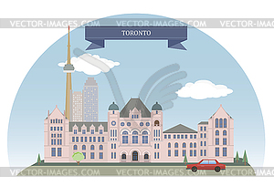 Toronto, Canada - vector clipart