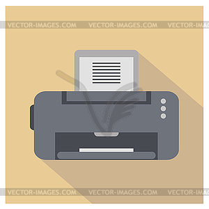 Printer Icon - vector clipart