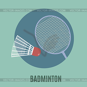 Badminton - vector clip art