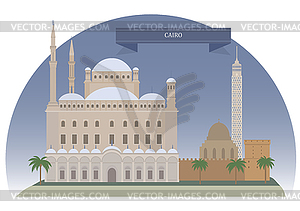 Cairo, Egypt - vector image