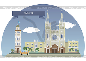 Guayaquil, Ecuador - vector clipart