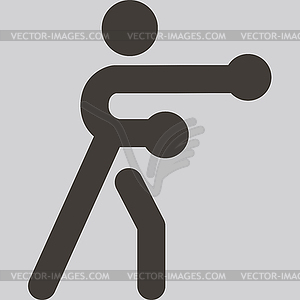 Boxing icon - vector clip art