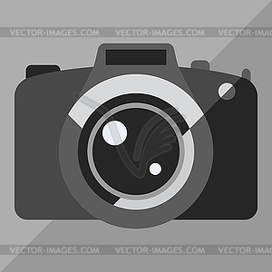 Photo camera icon - vector image