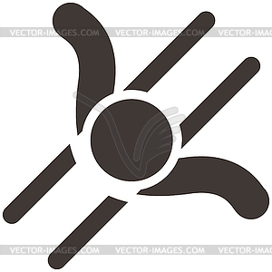 Freestyle icon - royalty-free vector clipart