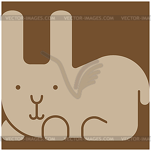 Rabbit icon - vector clipart