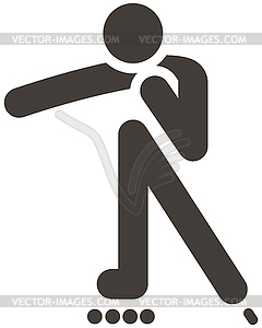 Roller skates icon - vector clipart