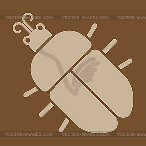 Beetle icon - vector EPS clipart