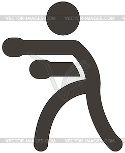 Boxing icon - vector clip art