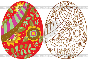 Easter eggs - vector clipart