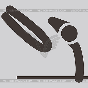 Parkour icon - vector clipart