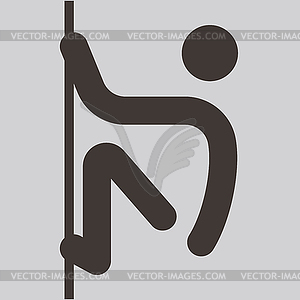 Parkour icon - vector image