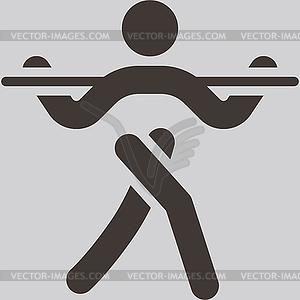 Aerobics icon - vector image