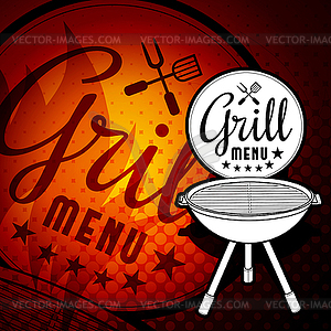 Barbecue grill - vector image