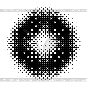 Halftone background - vector EPS clipart