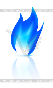 Gas fire icon - stock vector clipart