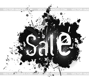 Sale grunge background - vector clipart